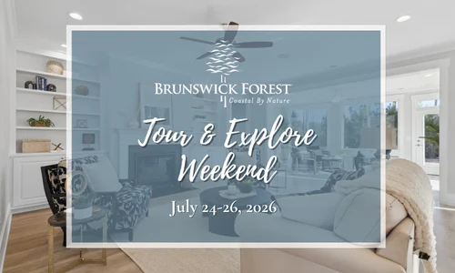 graphic for Tour & Explore Weekend July 24-26 2026 in Brunswick Forest