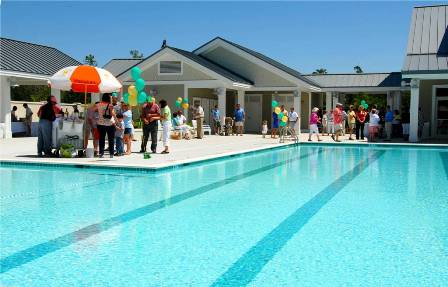 Pool at brunswick forest