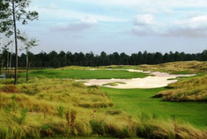 Scenic view of a hole at Cape Fear National