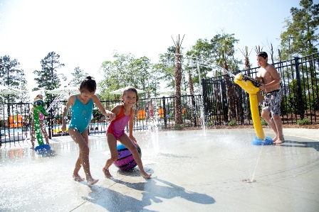 Kids at pool