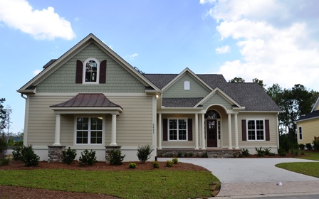 golf course homes at Brunswick Forest