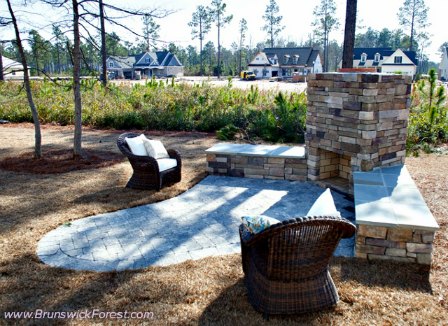 Outdoor Fireplace