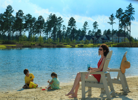 PEOPLE AT HAMMOCK LAKE