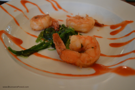 Thai chili marinated shrimp