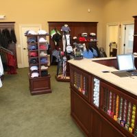 Counter at the pro shop