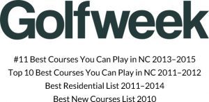 Golfweek #11 Best Courses You Can Play in NC 2013-2015