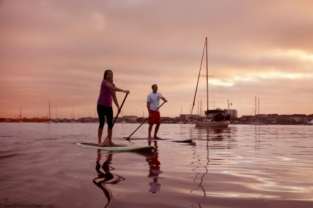 Stand Up Paddle Boarding at Sunrise