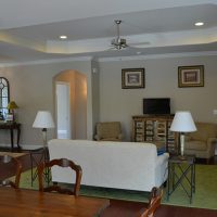 The view from the dining room in the Summerwind Villas at Brunswick Forest