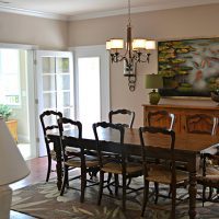 The dining area of the Summerwind Villas at Brunswick Forest