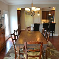 The dining area of the Summerwind Villas at Brunswick Forest