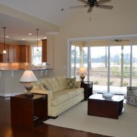 Looking from the living to kitchen areas in the Frenchmans Bay