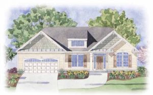 The Newport II at Brunswick Forest - front elevation 1