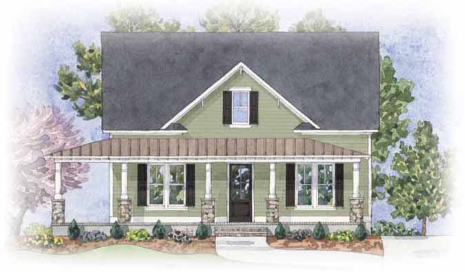 Hatteras - front elevation 1