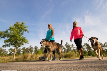 WOMEN DOG WALKERS