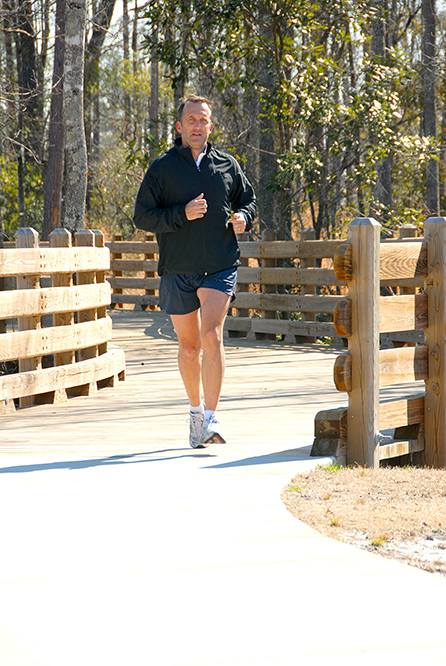 MAN RUNNING