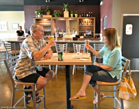 COUPLE DRINKING WINE