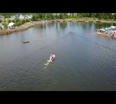 Watch the race across Hammock Lake
