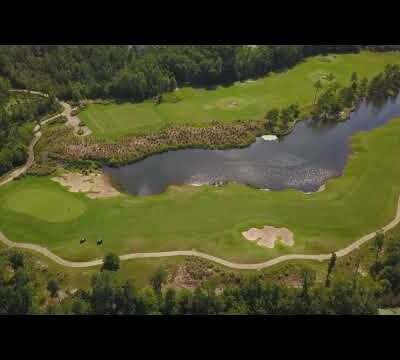 8th hole and driving range