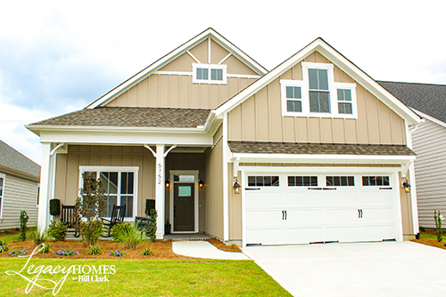 Exterior photo of the Myrtle floorplan by Legacy Homes by Bill Clark homebuilder